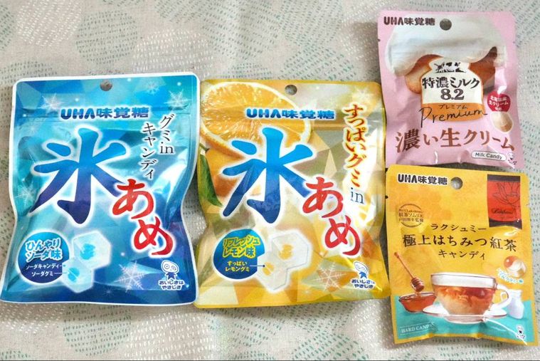 氷あめとミニパッケージの飴