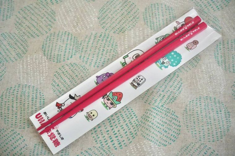 福袋オリジナルのピンク色のおはし