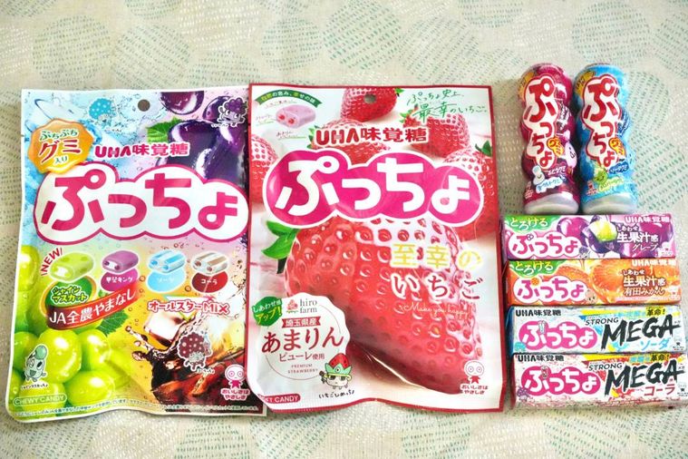 ぷっちょシリーズのパッケージ