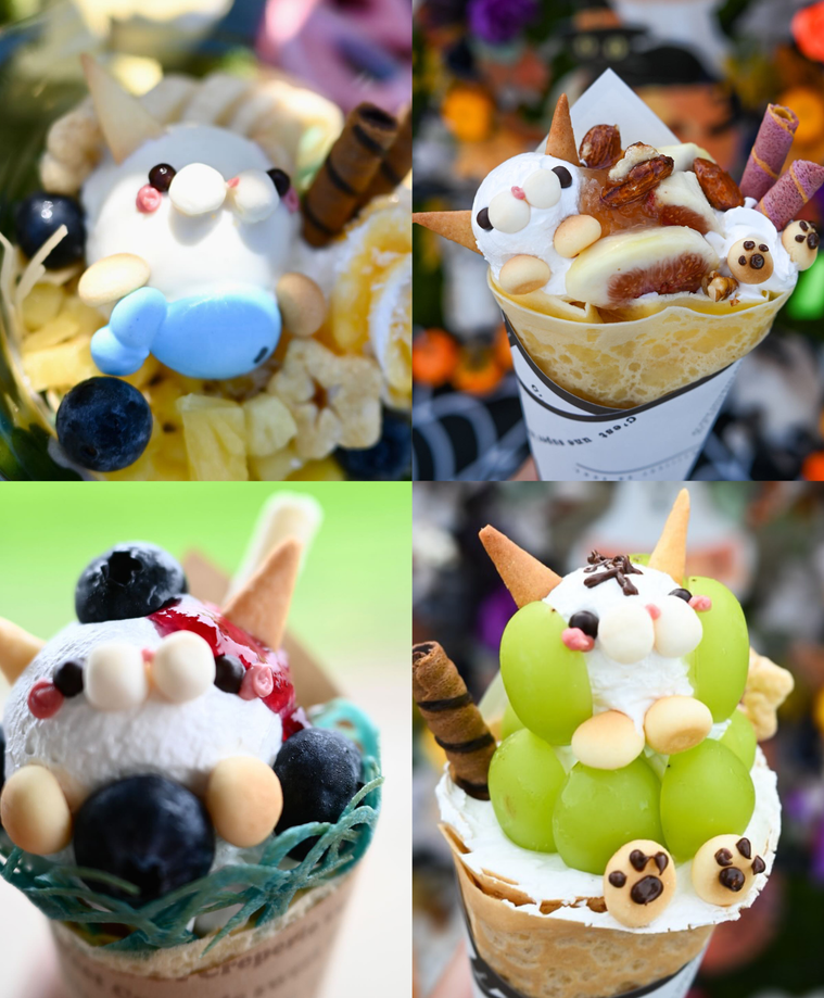 季節限定のクレープたち