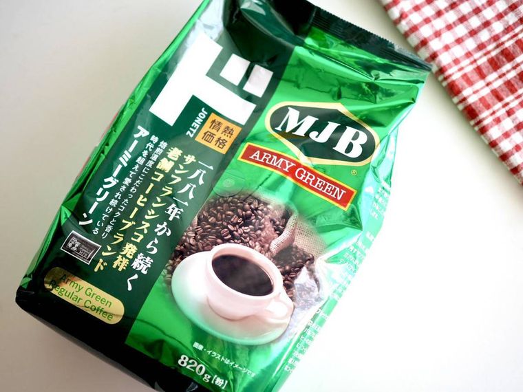 粉タイプMJB アーミーグリーンのパッケージ