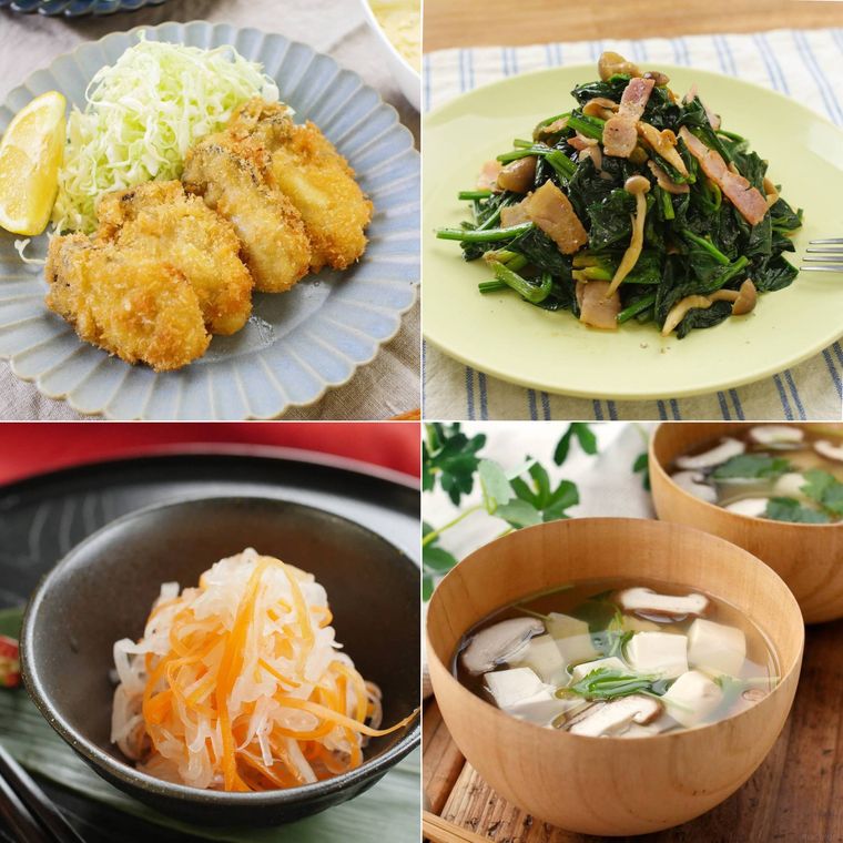 子どもも食べやすいマイルドなカキフライ献立