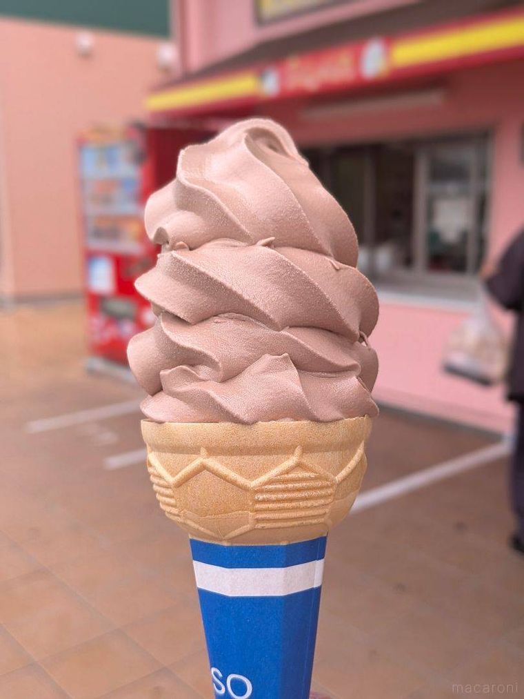 パクパクのソフトクリーム・チョコ