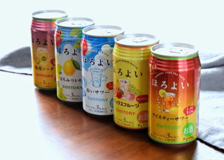 ほろよい5種のパッケージ