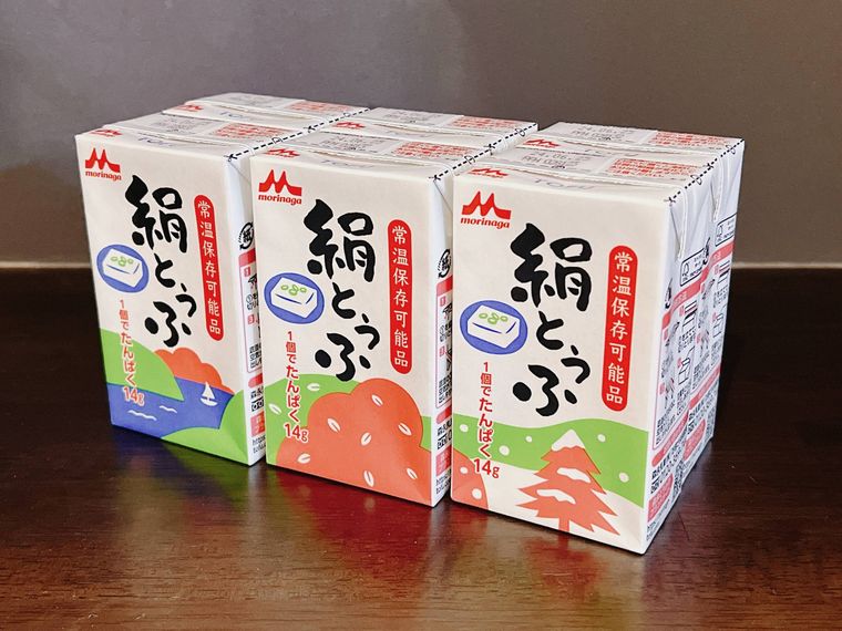 森永 常温保存できる絹とうふ