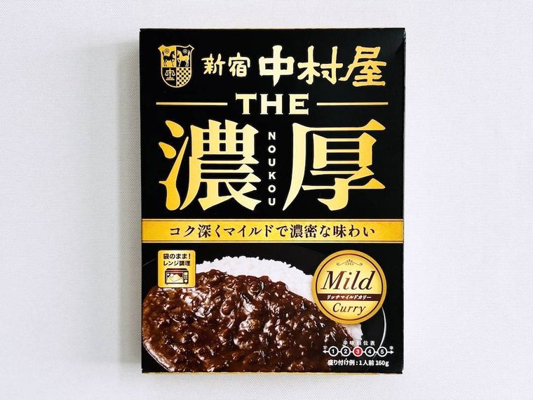 中村屋 THE濃厚 リッチマイルドカリーのパッケージ