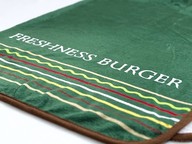 フレッシュネスバーガーのオリジナルブランケット