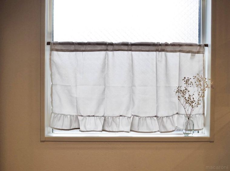 フリルカフェカーテン
