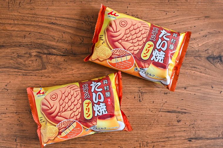 アイスのパッケージのアップ