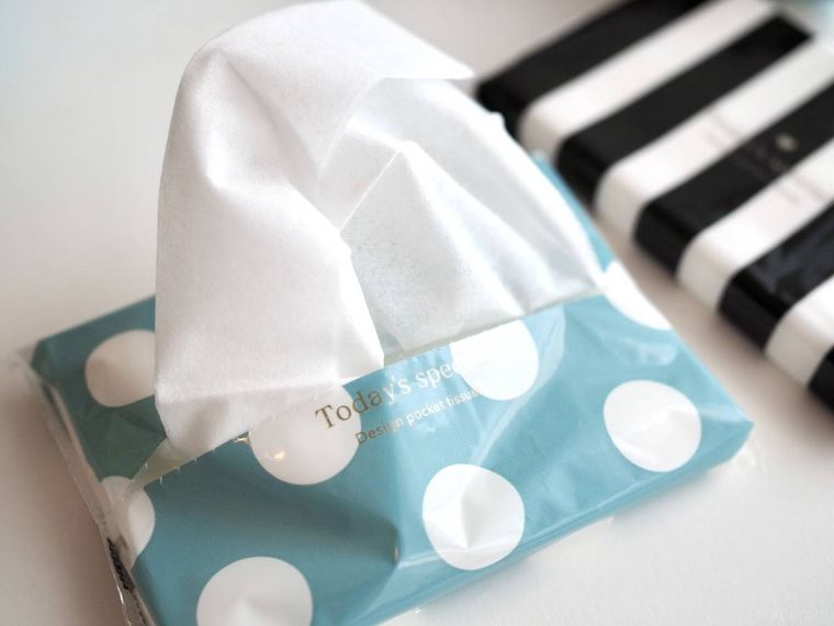 キャンドゥ水に流せるポケットティッシュの中身