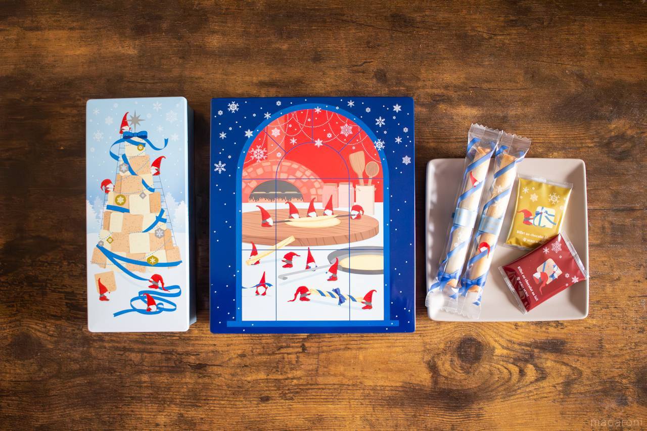 ヨックモックのクリスマス限定缶を開封！今からでも買える、2025年だけ