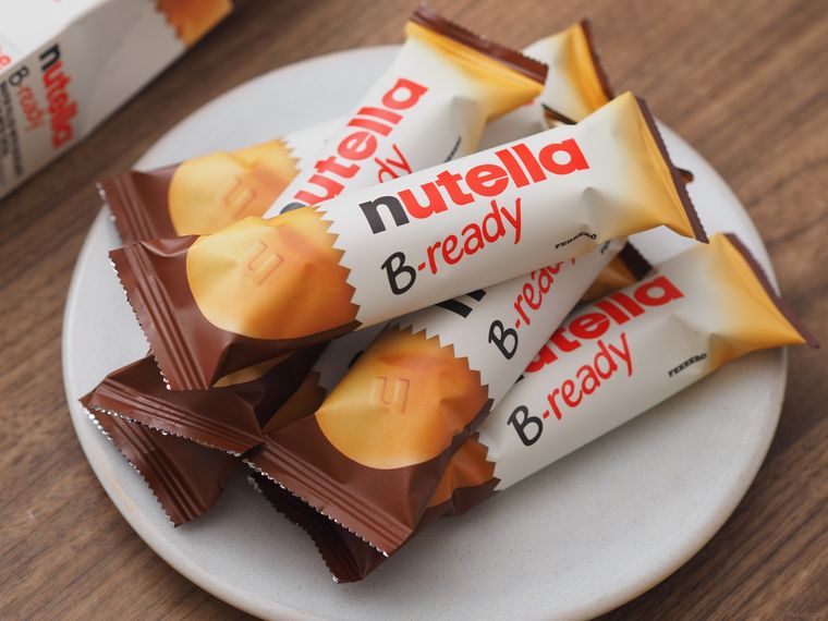 皿に盛られたヌテラブレディ