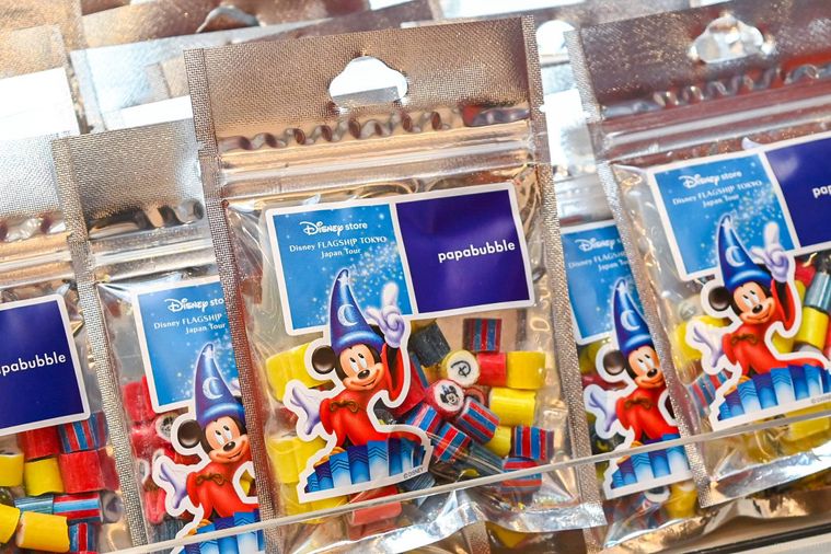 キャンディのパッケージのアップ