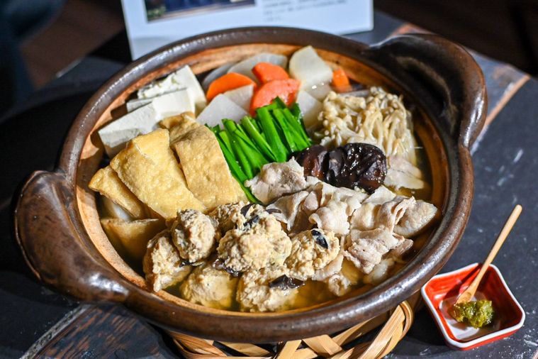 ちゃんこ鍋のアップ