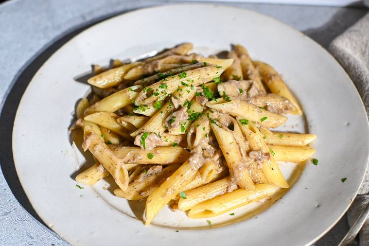 ペンネのアップ