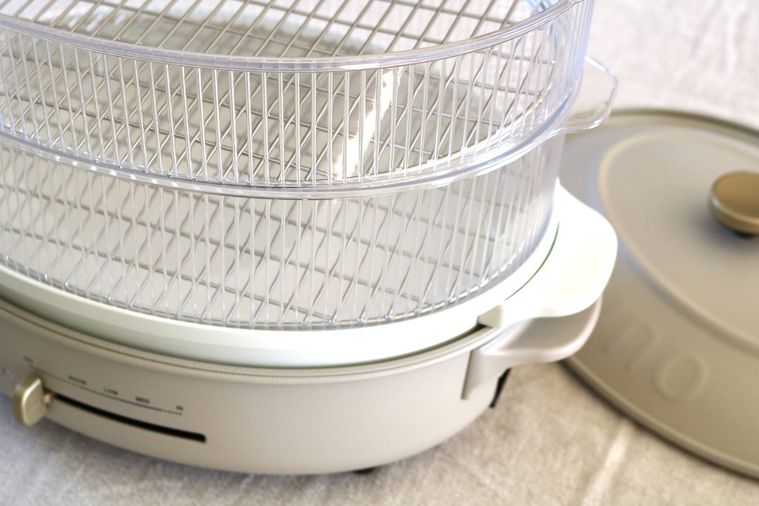 オーバルホットプレート用スチーマー