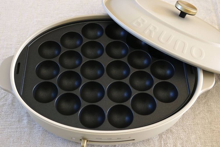 オーバルホットプレートのグレージュカラー