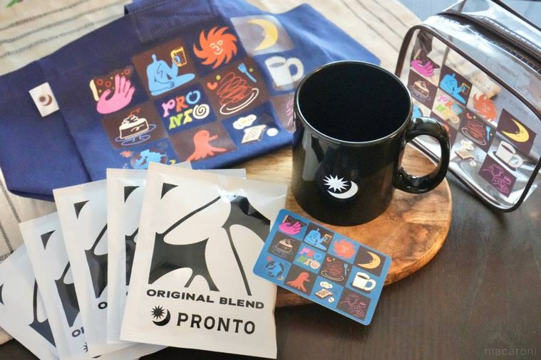 福袋のランチトートバッグやマグカップやポーチやドリップコーヒーバッグ