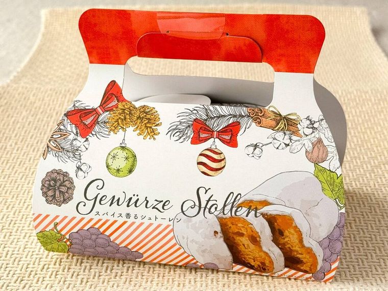 Xmasスパイス香るシュトーレンのパッケージ