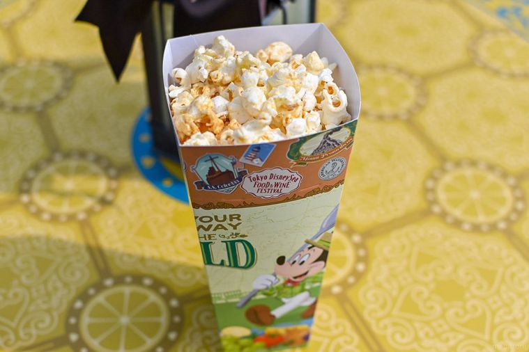 ポップコーンのアップ