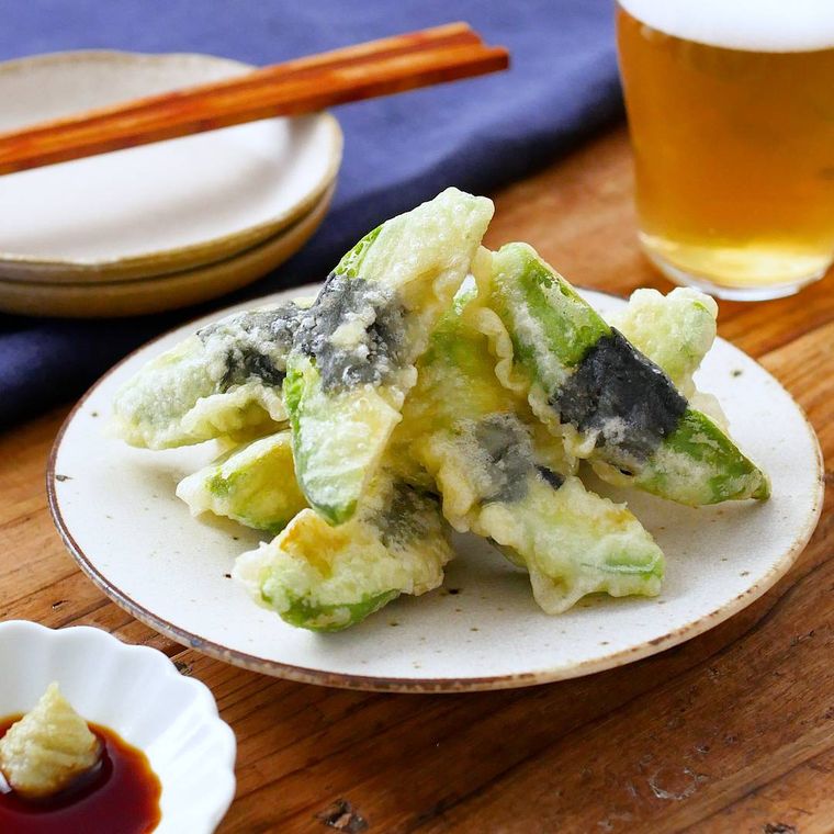 さっくりとろとろ食感アボカドの海苔巻き天ぷら