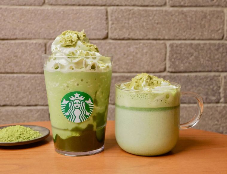 スターバックスの新作玉露抹茶 ラテと玉露抹茶 フラペチーノ