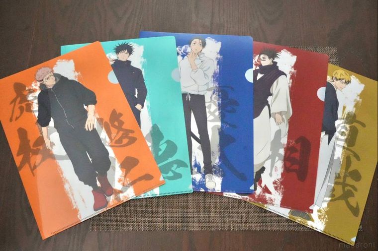 キャラクターグッズのクリアファイル