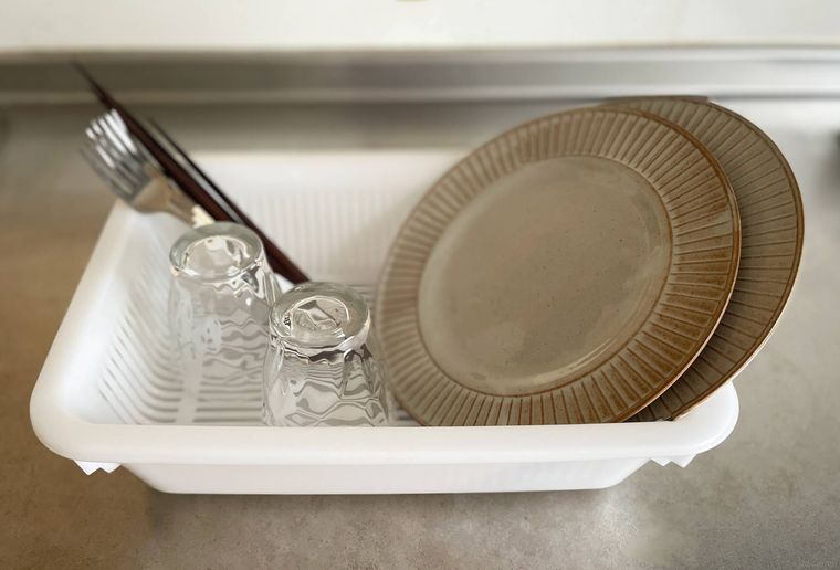 ダイソーの水切りカごの使用例
