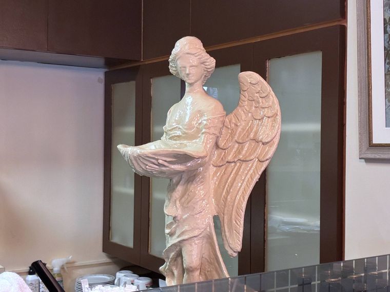 奥村さんが作成した女神の像