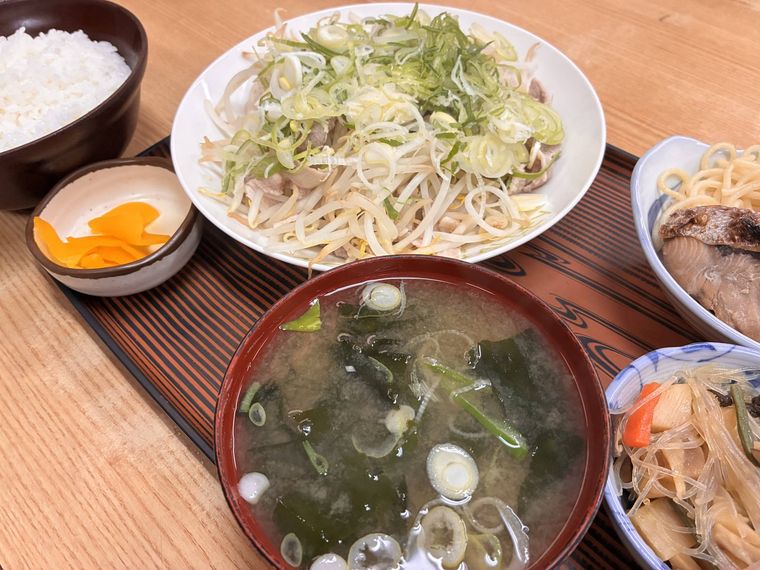 豚もやし定食