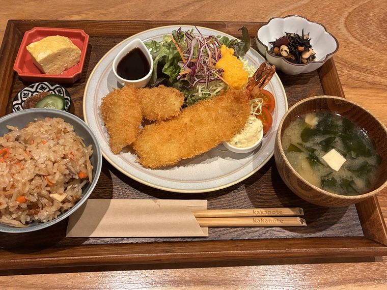 エビ・魚フライ定食