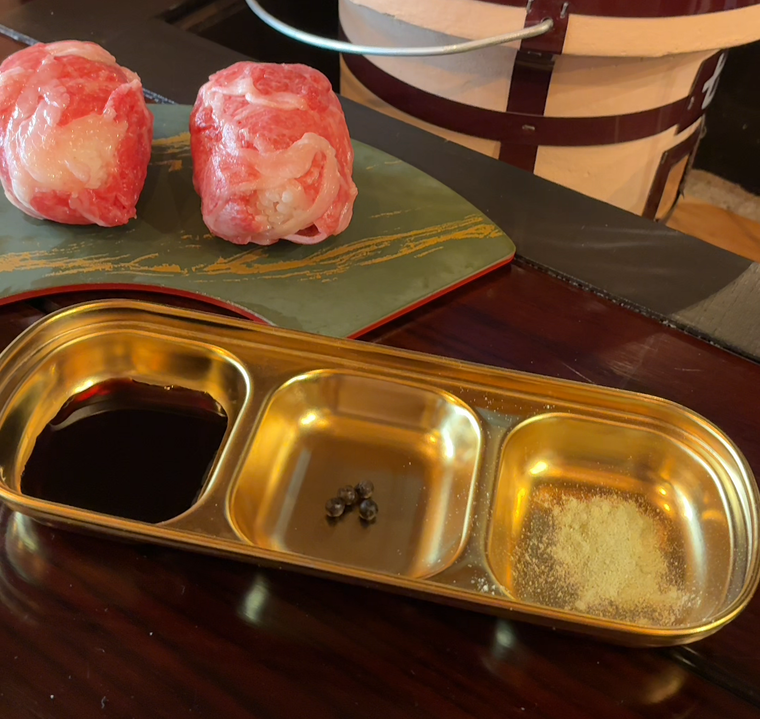 肉巻きおにぎりにつけるタレ3種