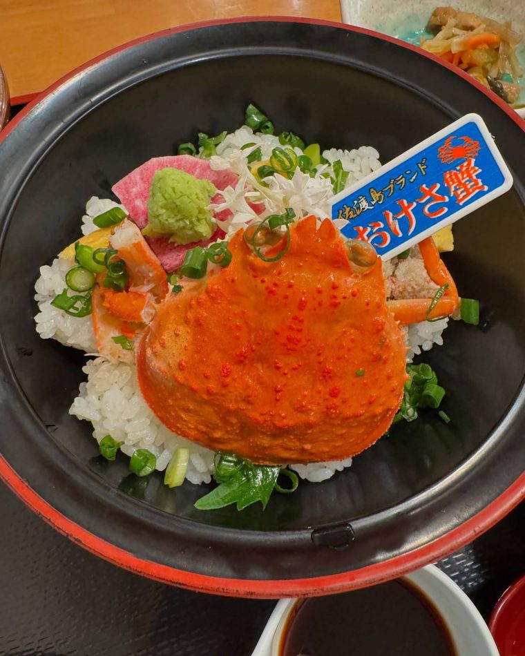 おけさ蟹丼