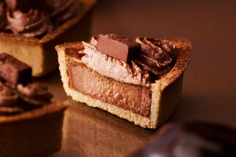 ベイクチーズタルト焼きたてタルト 贅沢生ショコラチーズのイメージ