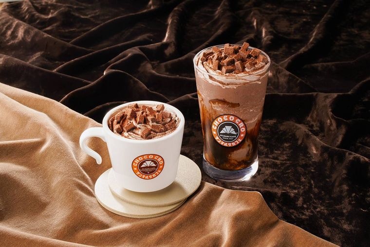 サンマルクカフェのカフェ オ ショコラとカフェ オ ショコラ スムージー