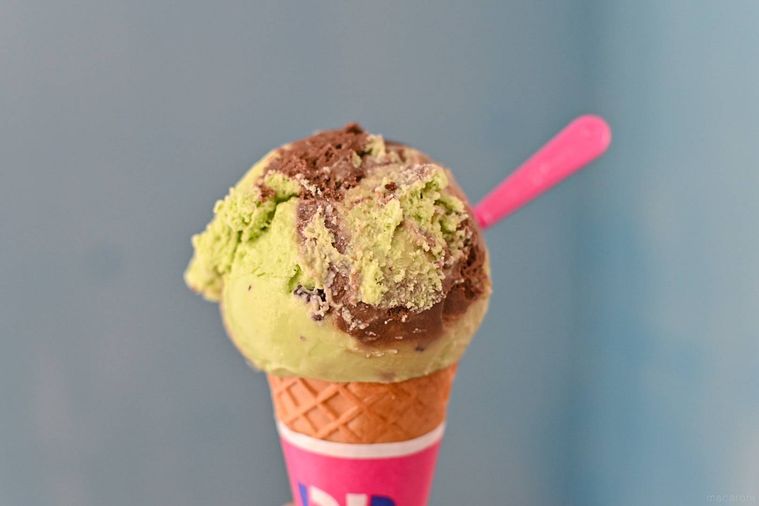 アイスのアップ