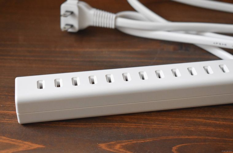 6.5個口フリーコンセント 1Mの本体