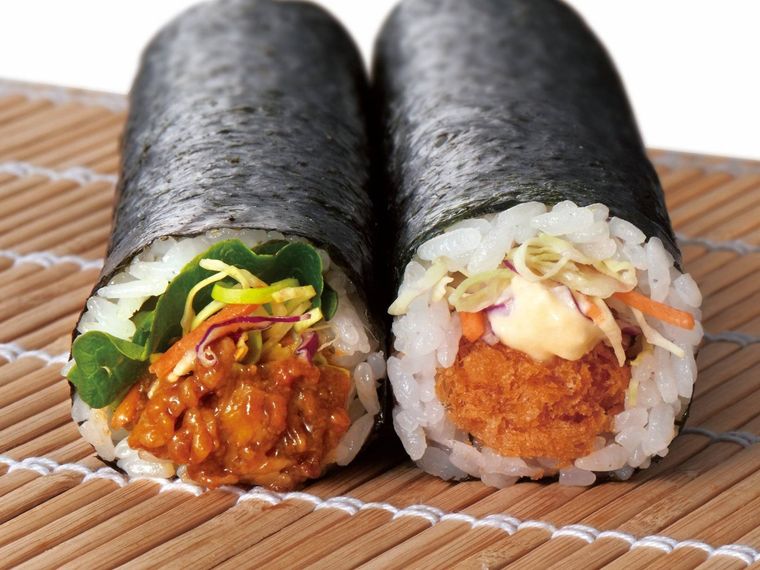 9. 牛カルビ・海老かつ中巻