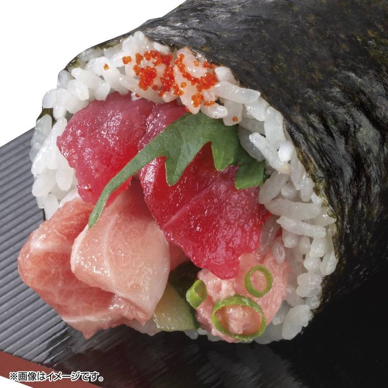 具だくさん本鮪とろ入贅沢まぐろ節分極太巻