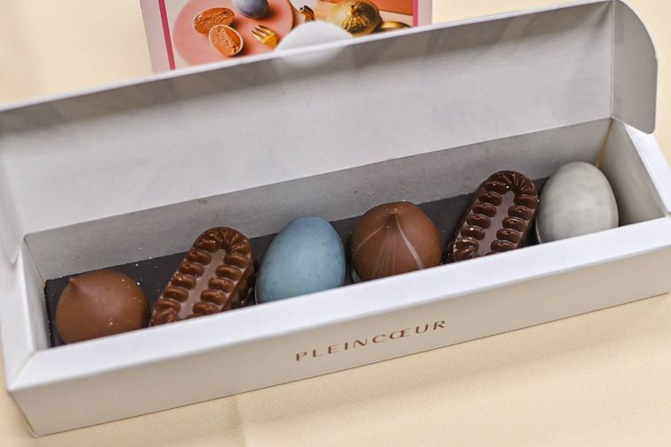 チョコレートのアップ