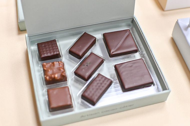 チョコレートのアップ