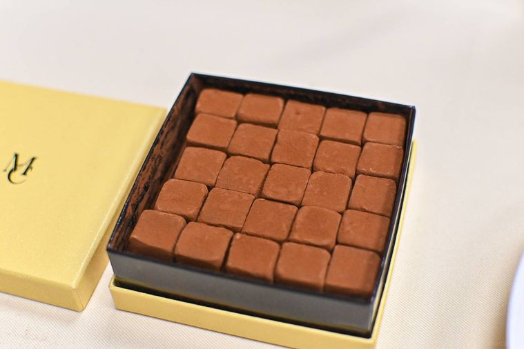 チョコレートのアップ