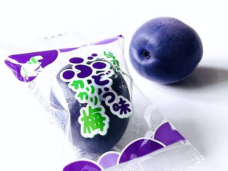 ぶどう味 カリカリ梅