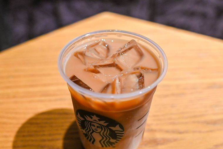 ティーラテを上から