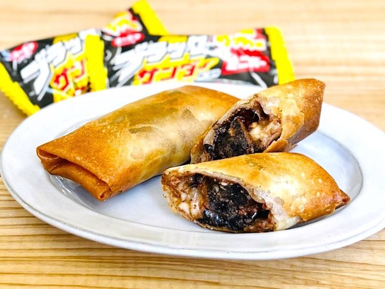 ブラックサンダー春巻きとブラックサンダーミニバー