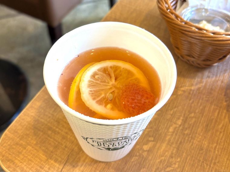 あまおうクラフトレモネードHOT