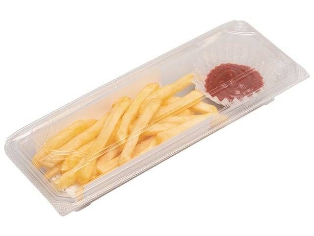 フライドポテトケチャップ添え