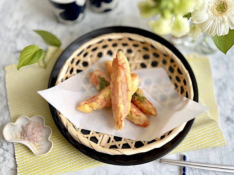 コストコのカニカマで作ったカニカマ天ぷら