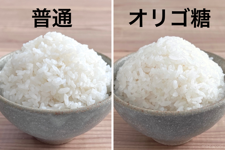 茶碗にごはんをよそった様子