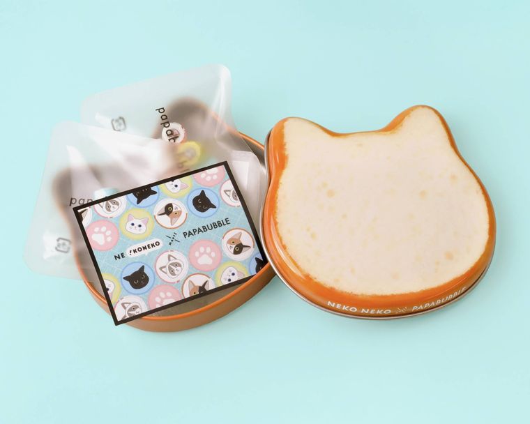 6. ねこねこコラボねこねこ食パンキャンディ缶